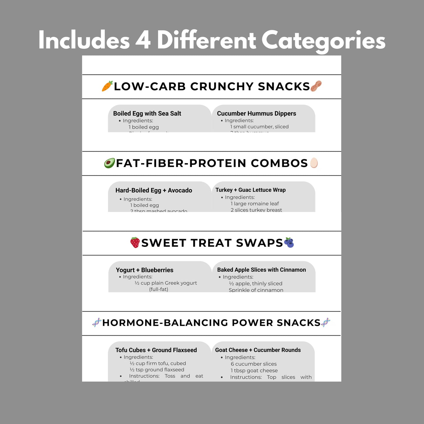 Galveston Diet Snack Guide