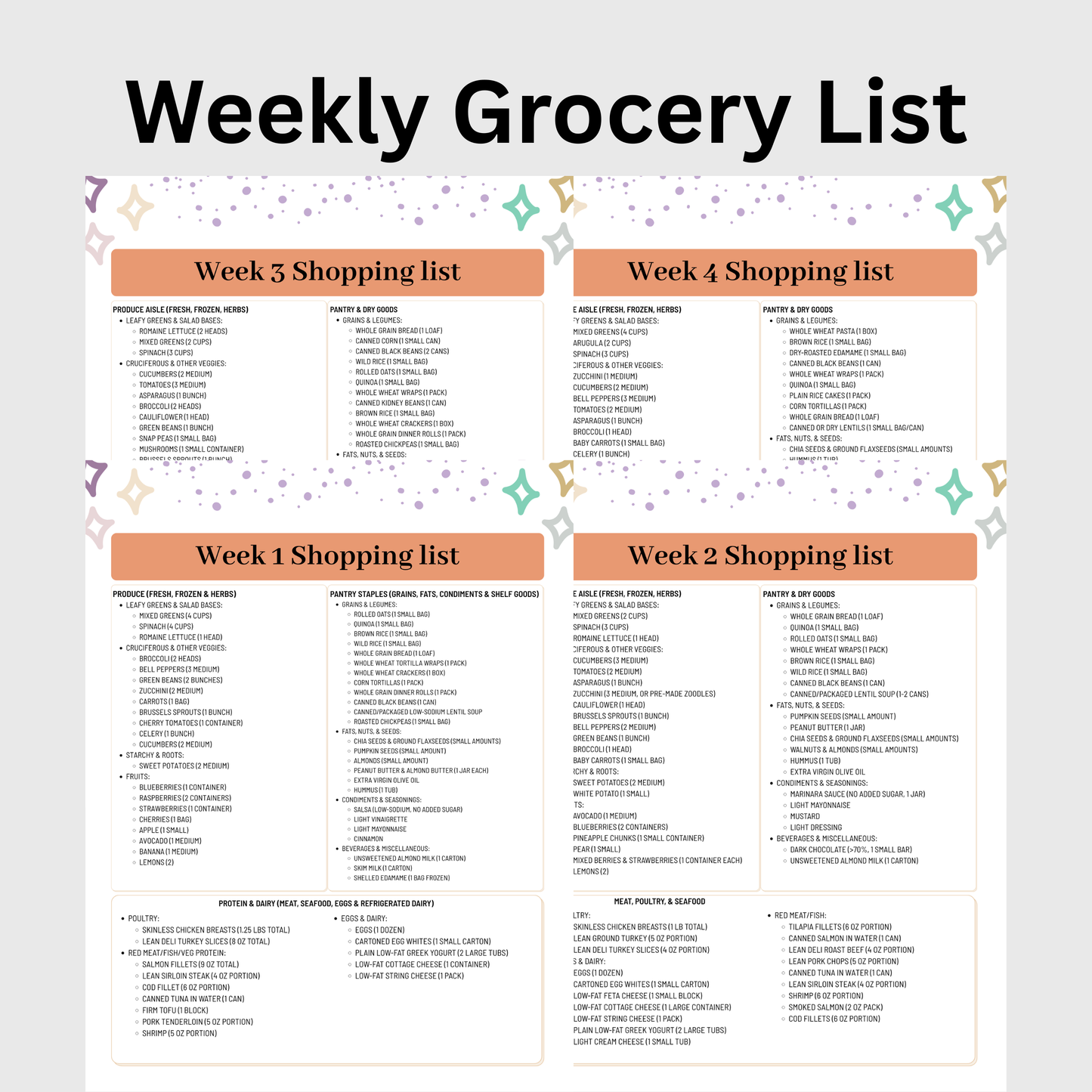 Diabetes-Friendly 28-Day Meal Plan