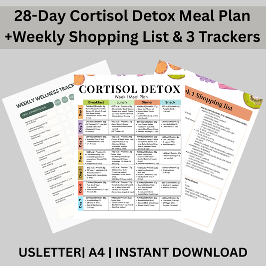 Cortisol Detox 28-Day Meal Plan