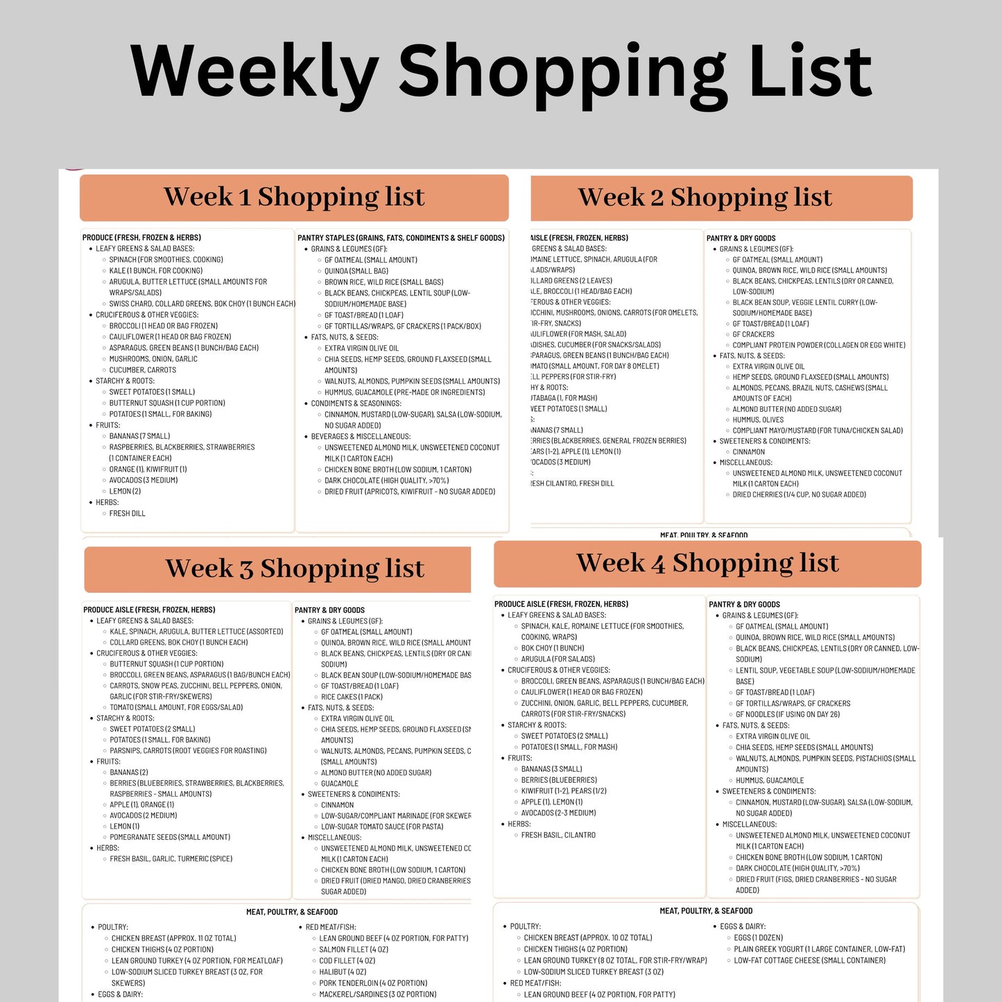 Cortisol Detox 28-Day Meal Plan