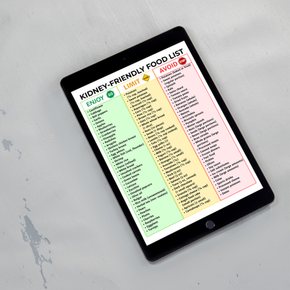 Kidney Friendly Food List
