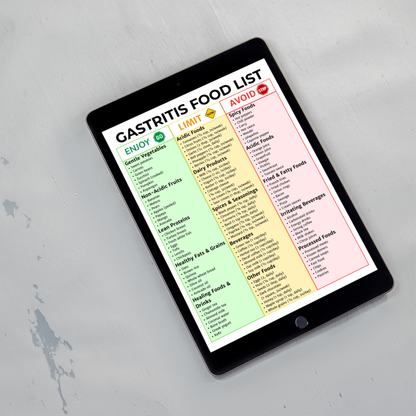 Gastritis Food List