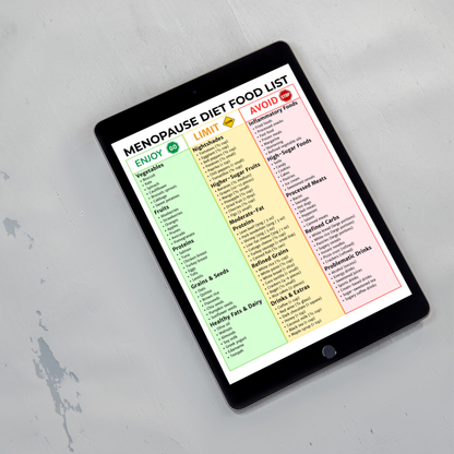 Menopause Diet Food List