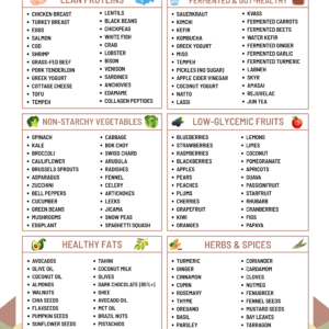 Galveston Diet Grocery List