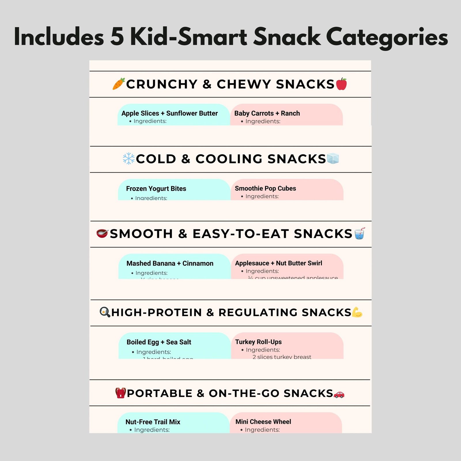 Sensory Snack Guide for Kids - Image 3